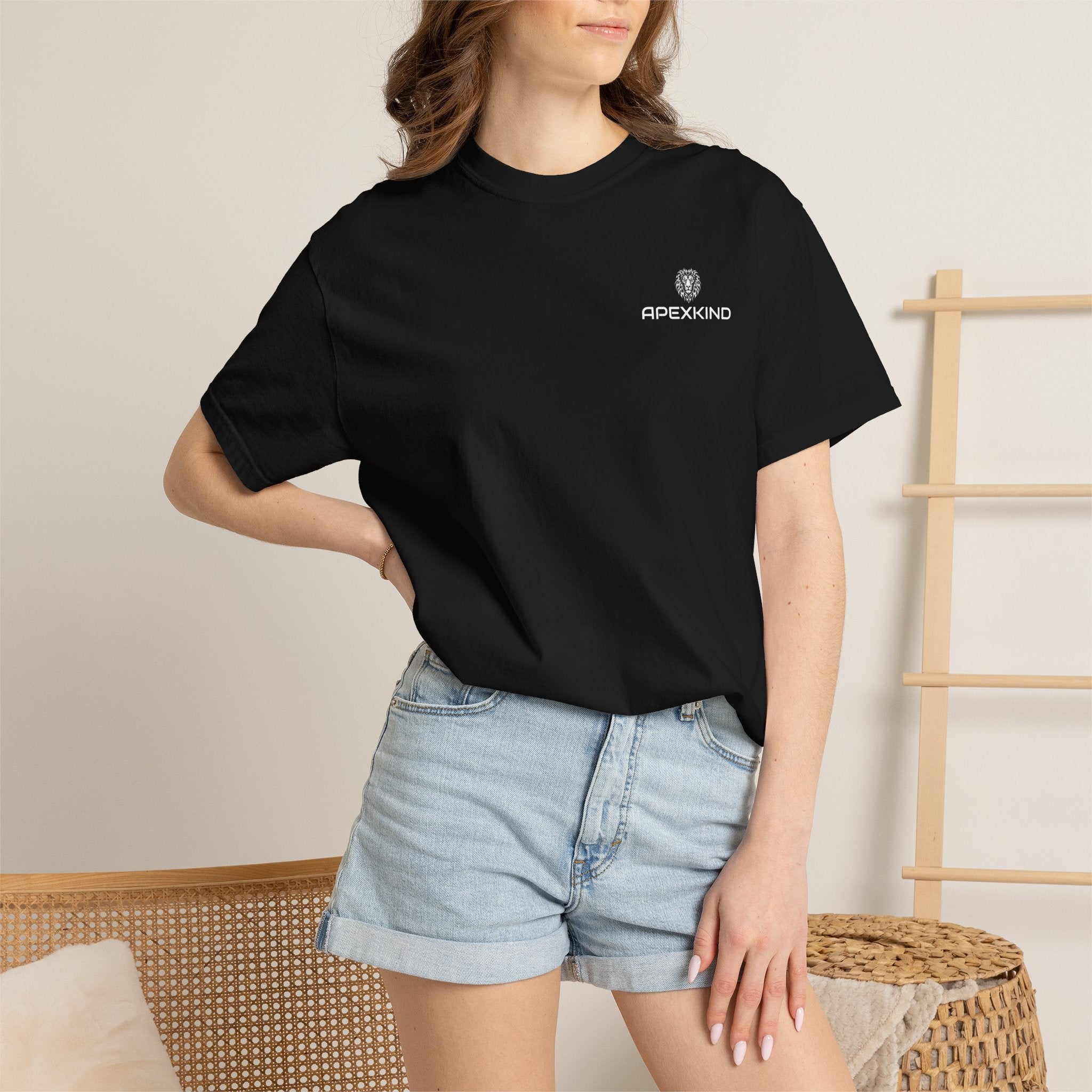 ApexKind Lion Graphic T-Shirt — “Stay Apex, Stay Driven” Motivational Tee