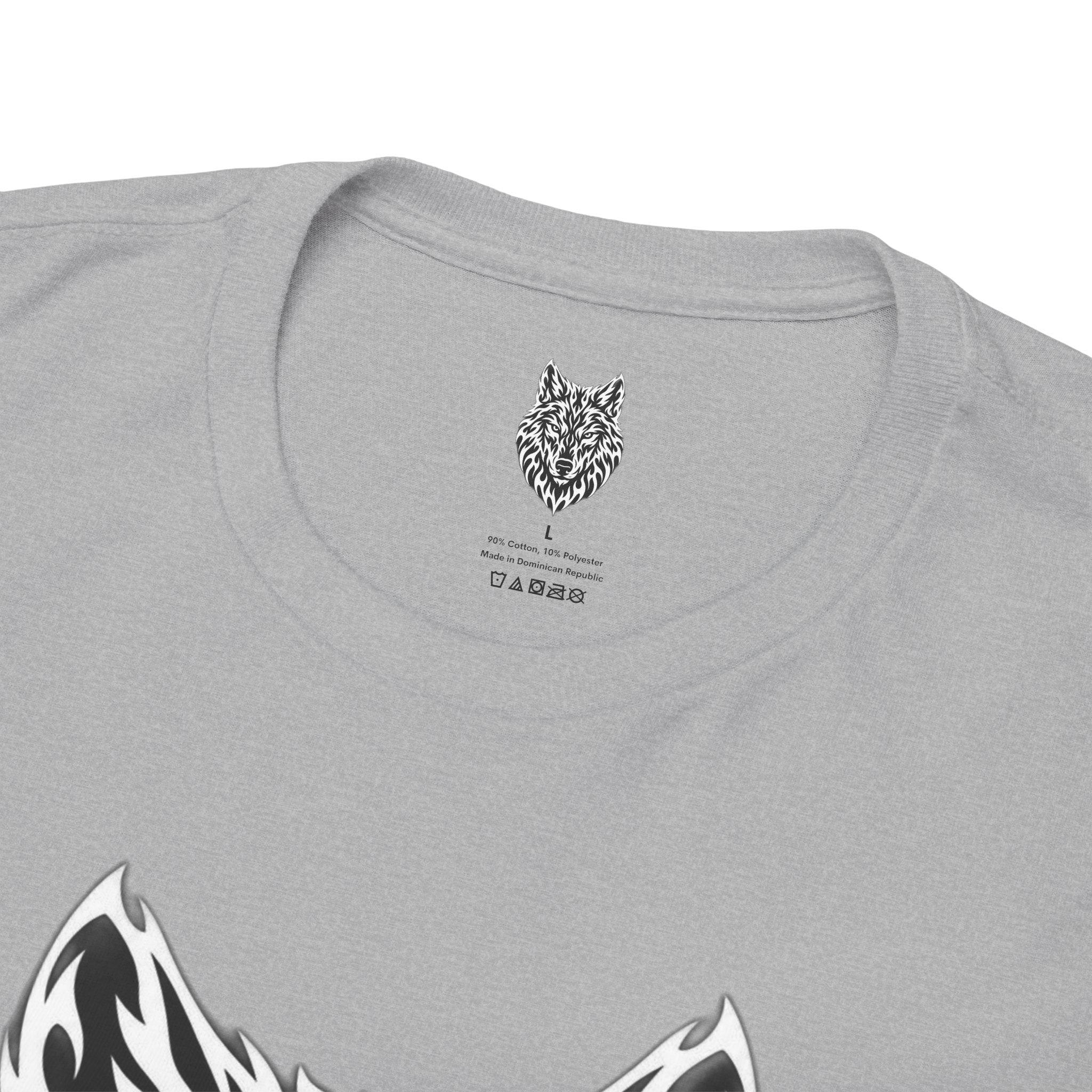 Wolf Head T-Shirt — 'Apexkind' Tribal Wolf Graphic Tee