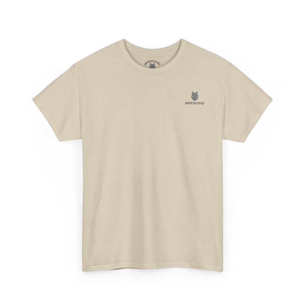 Wolf Graphic Tee — 'Stay Apex, Stay Driven' Motivational Shirt