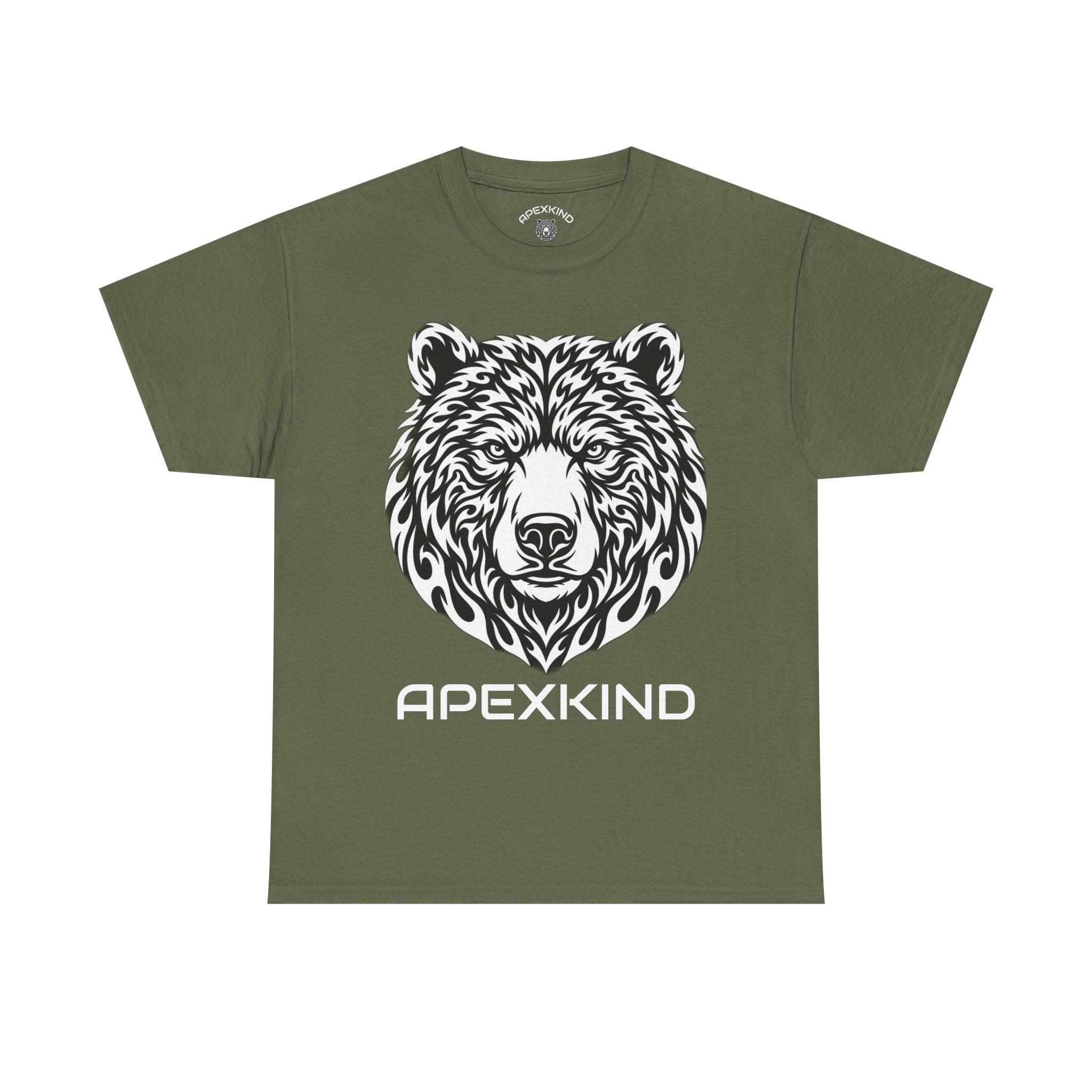 Bear Logo Tee — APEXKIND Motivational Graphic T-Shirt