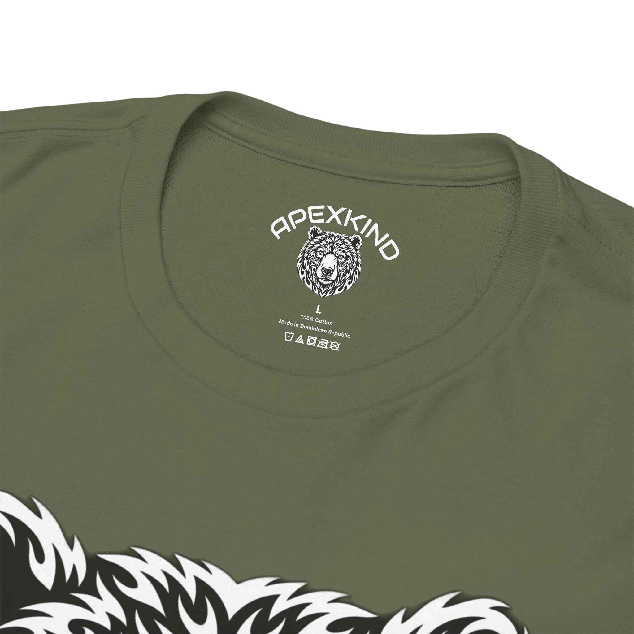 Tribal Flame Grizzly Bear Shirt | APEXKIND