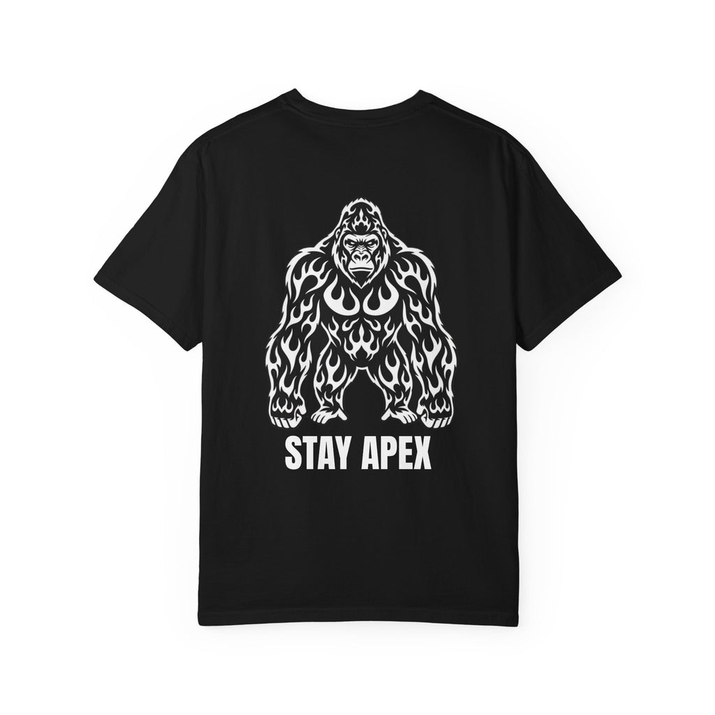 Apex Gorilla BLACK/GREY T-Shirt — 'Stay Apex' Graphic Tee