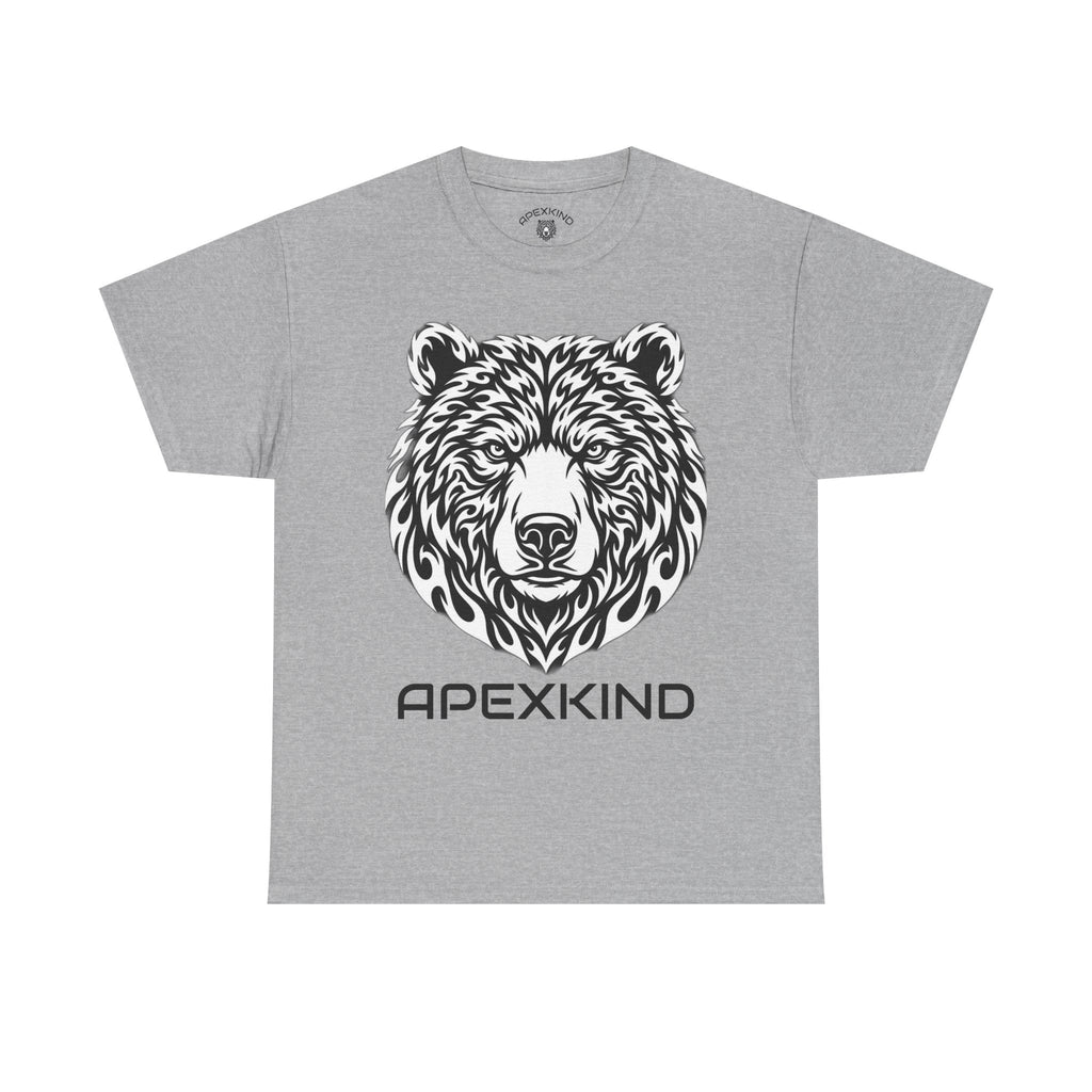 Bear Logo T‑Shirt — APEXKIND 'Stay Apex, Stay Driven' Graphic Tee
