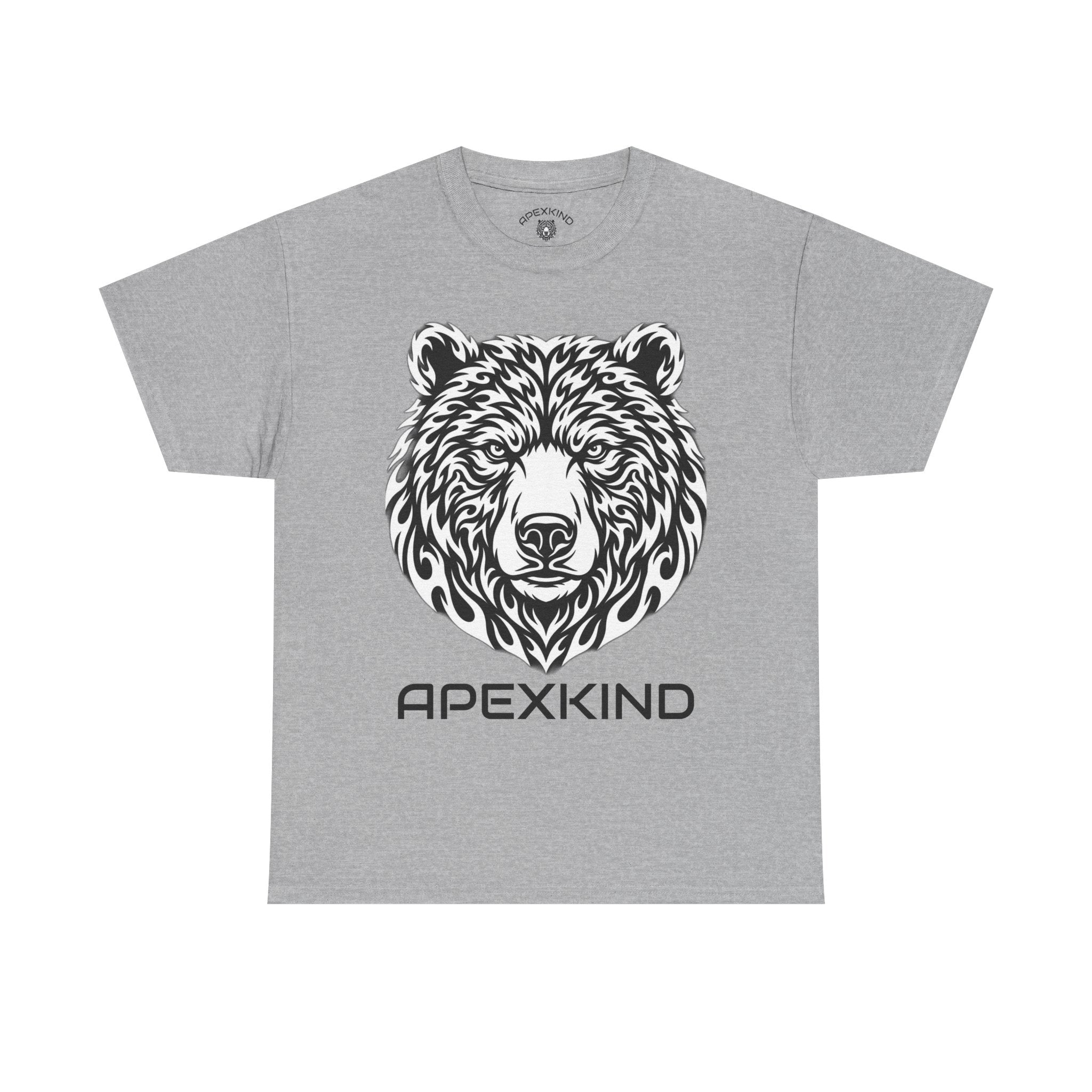 Bear Logo T‑Shirt — APEXKIND 'Stay Apex, Stay Driven' Graphic Tee
