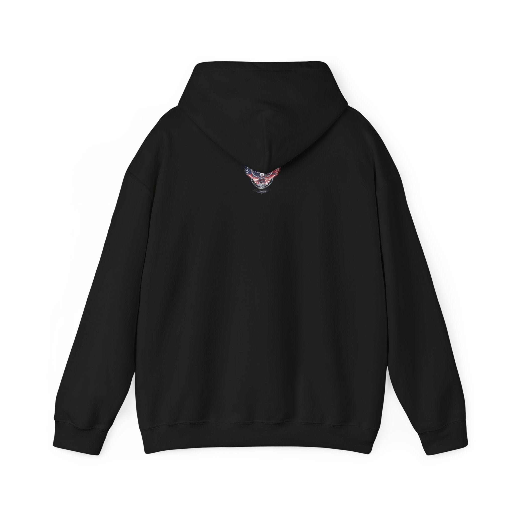 Patriotic Eagle Hoodie — American Flag Wings "APEXKIND" Design