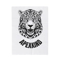 Apex Spirit Jaguar Plush Blanket— APEXXKIND Velveteen Throw