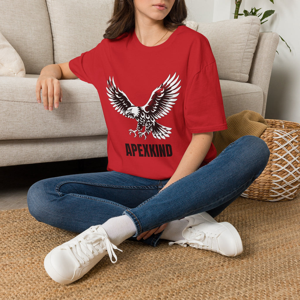 Flying Eagle Graphic T-Shirt | Soaring Eagle Wings Shirt