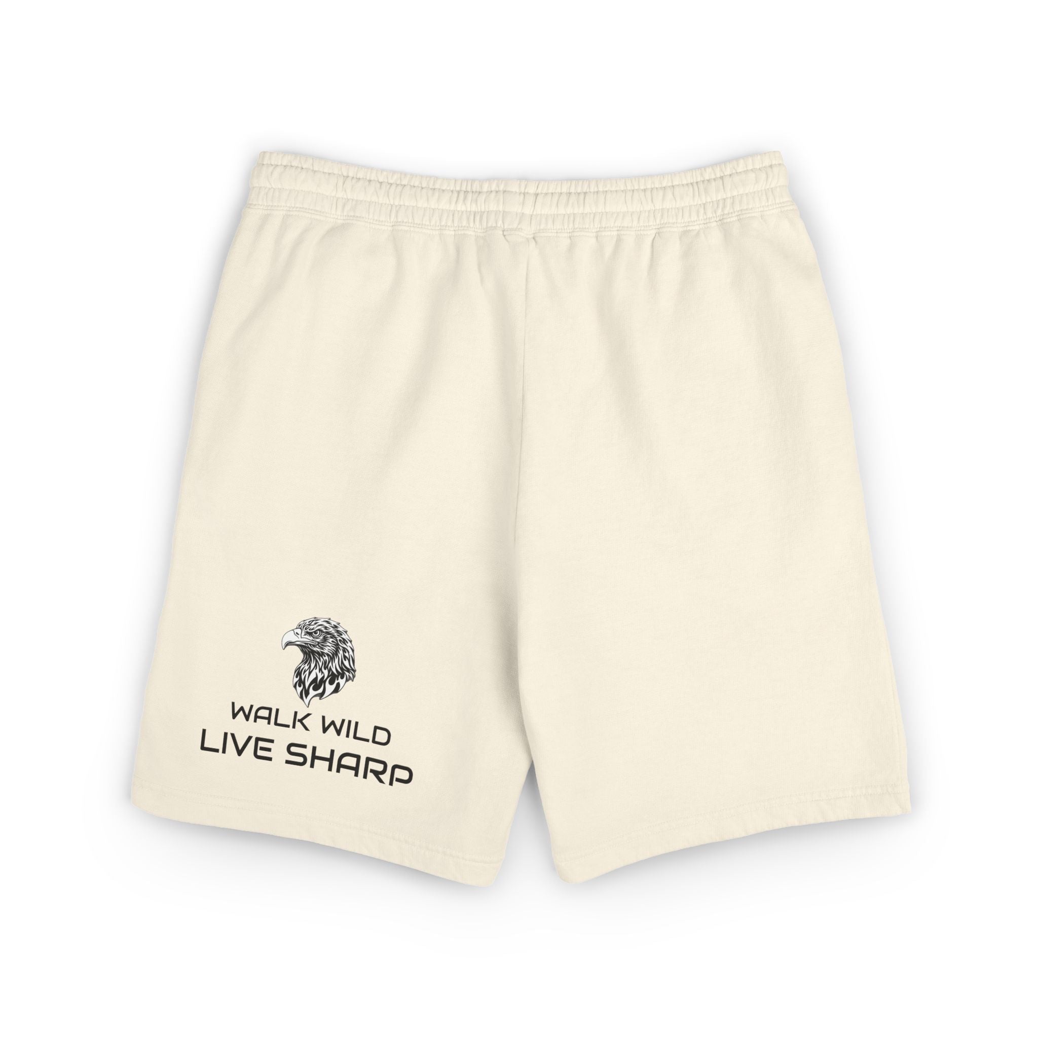 ApexKind 'Walk Wild Live Sharp' Lightweight Fleece Sweat Shorts