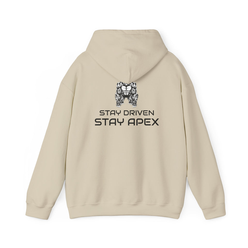 Apexkind Hoodie — ‘Apexkind’ Logo & ‘Stay Driven Stay Apex’ Motivational Graphic Hoodie