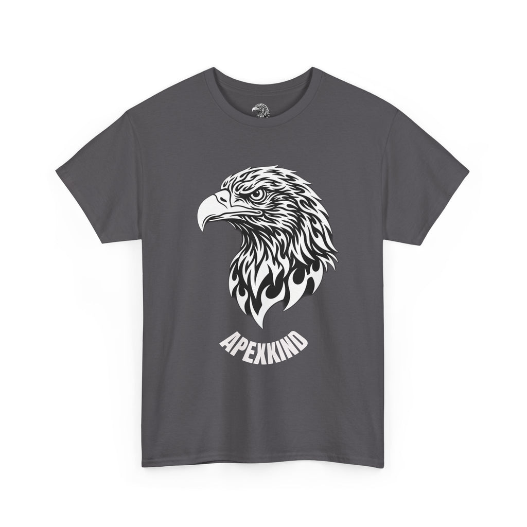 BLACK Eagle Head Graphic T-Shirt — APEKKIND Bold Americana Tee