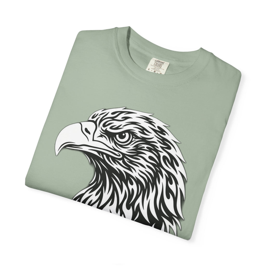 BLACK Eagle Head Graphic T-Shirt — APEKKIND Bold Americana Tee