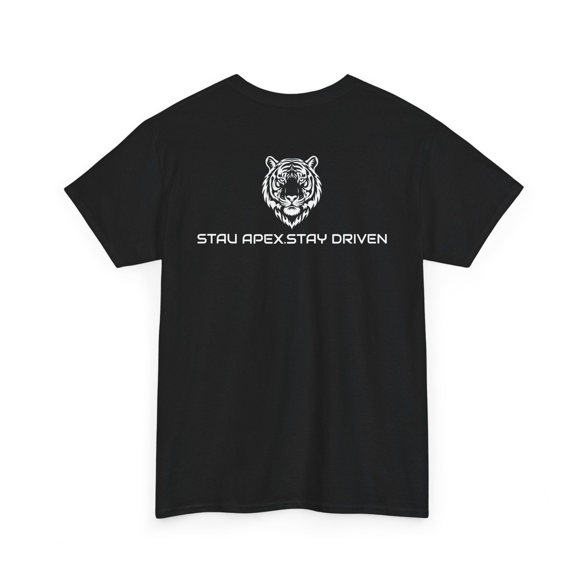 Tiger Logo T-Shirt — APEXKIND "Stay Apex, Stay Driven" Graphic Tee