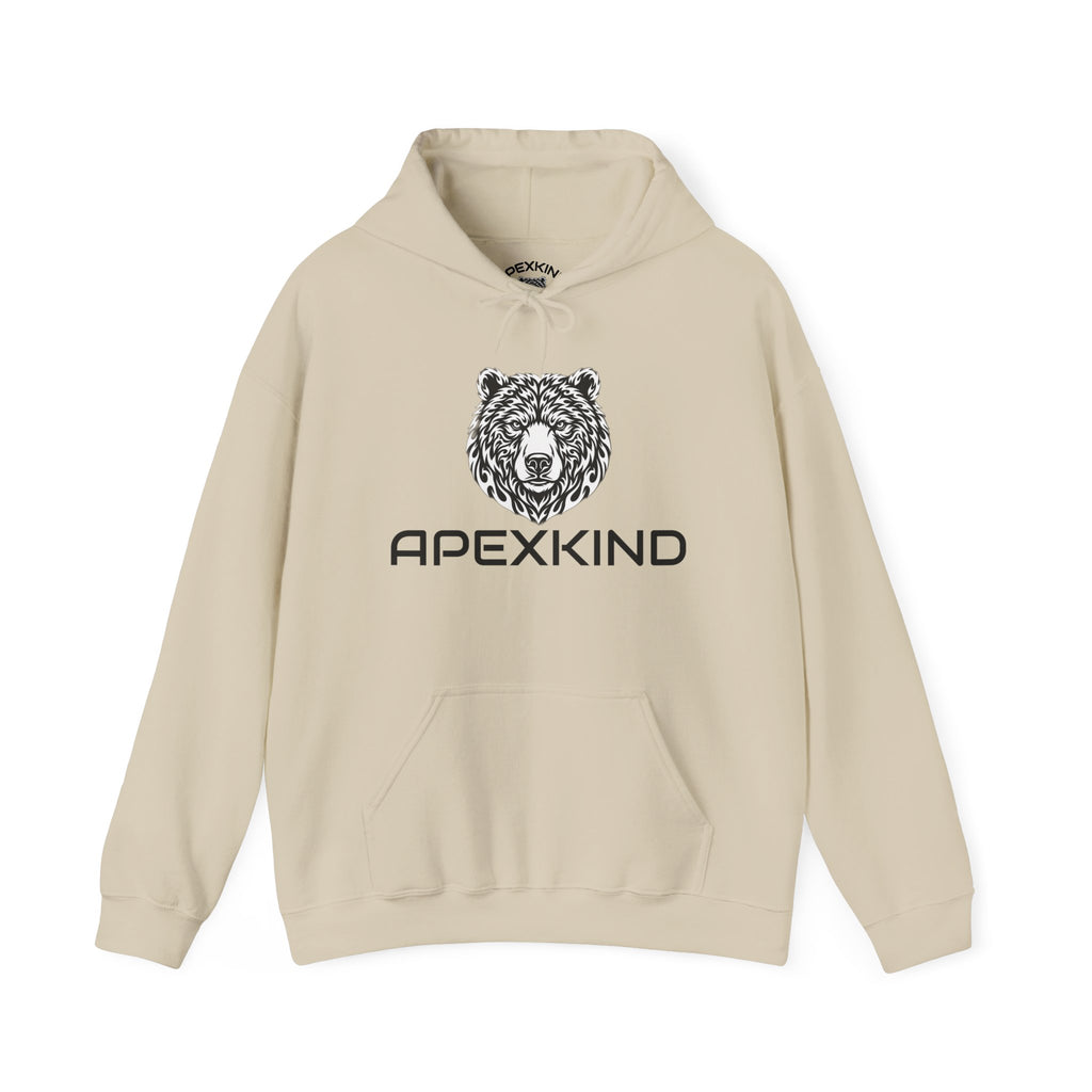 ApexKind Grizzly  Hoodie — "Walk Wild Live Sharp" Motivational Hoodie