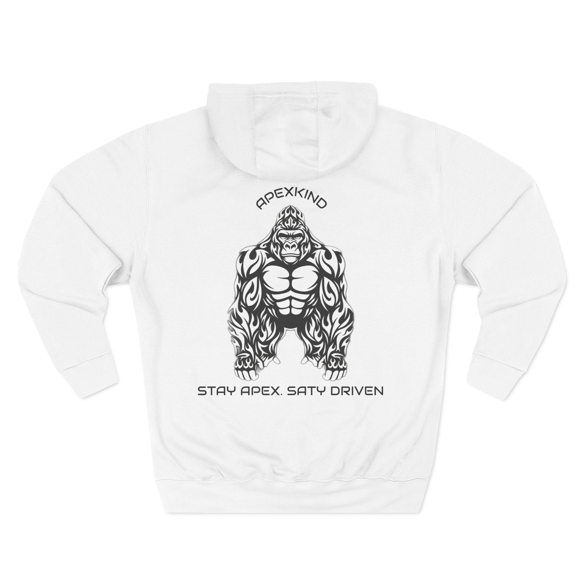 ApexKind Gorilla Hoodie — Bold Tribal Ape Graphic Pullover