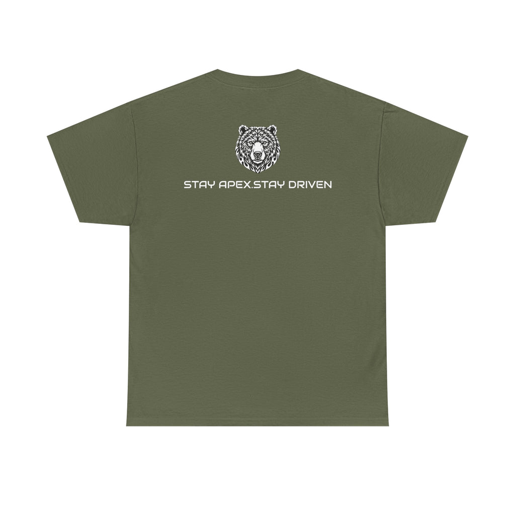 Bear Logo Tee — APEXKIND Motivational Graphic T-Shirt