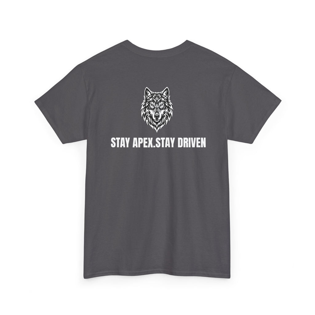 Wolf Logo Tee — APEXXKIND ‘Stay Apex. Stay Driven’ Graphic T-Shirt