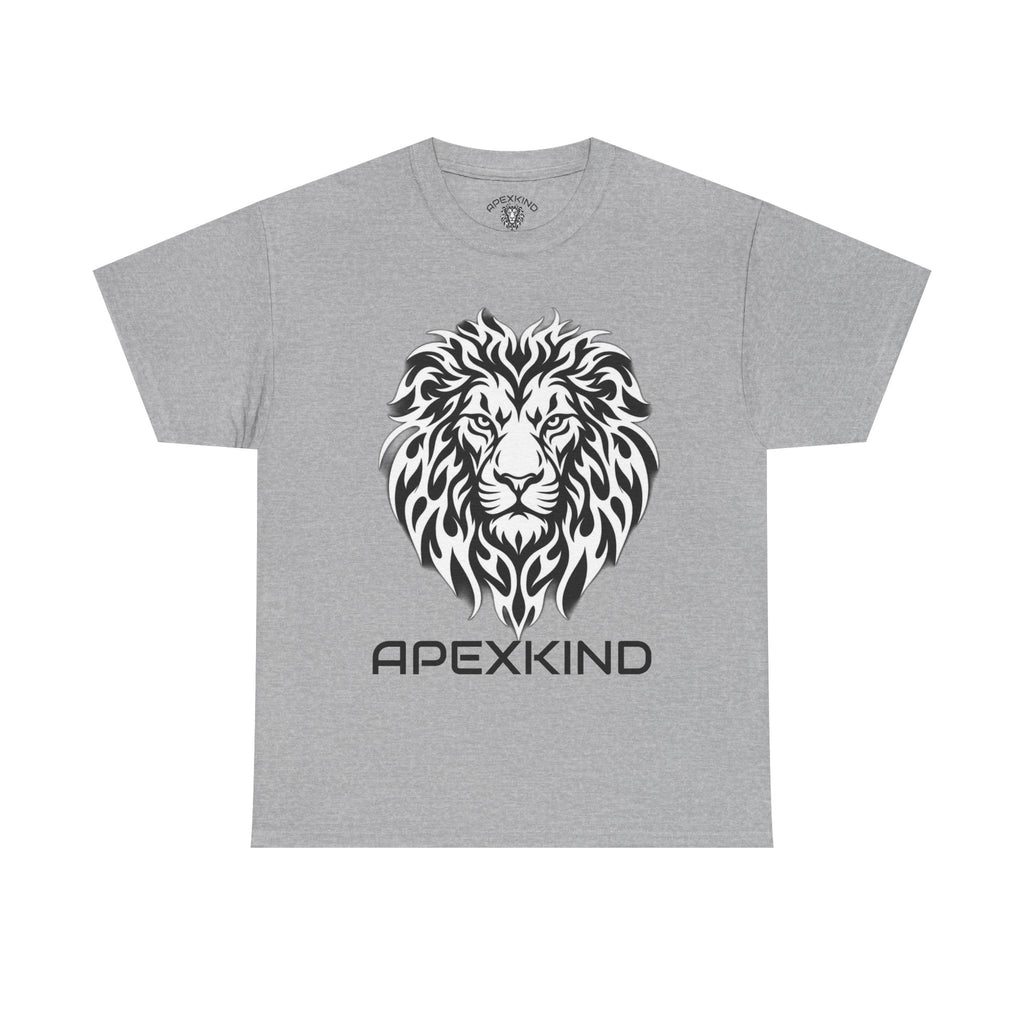 ApexKind Lion Tee —ALPHA MALE  T‑Shirt  “WALK WILD LIVE SHARP” Back)