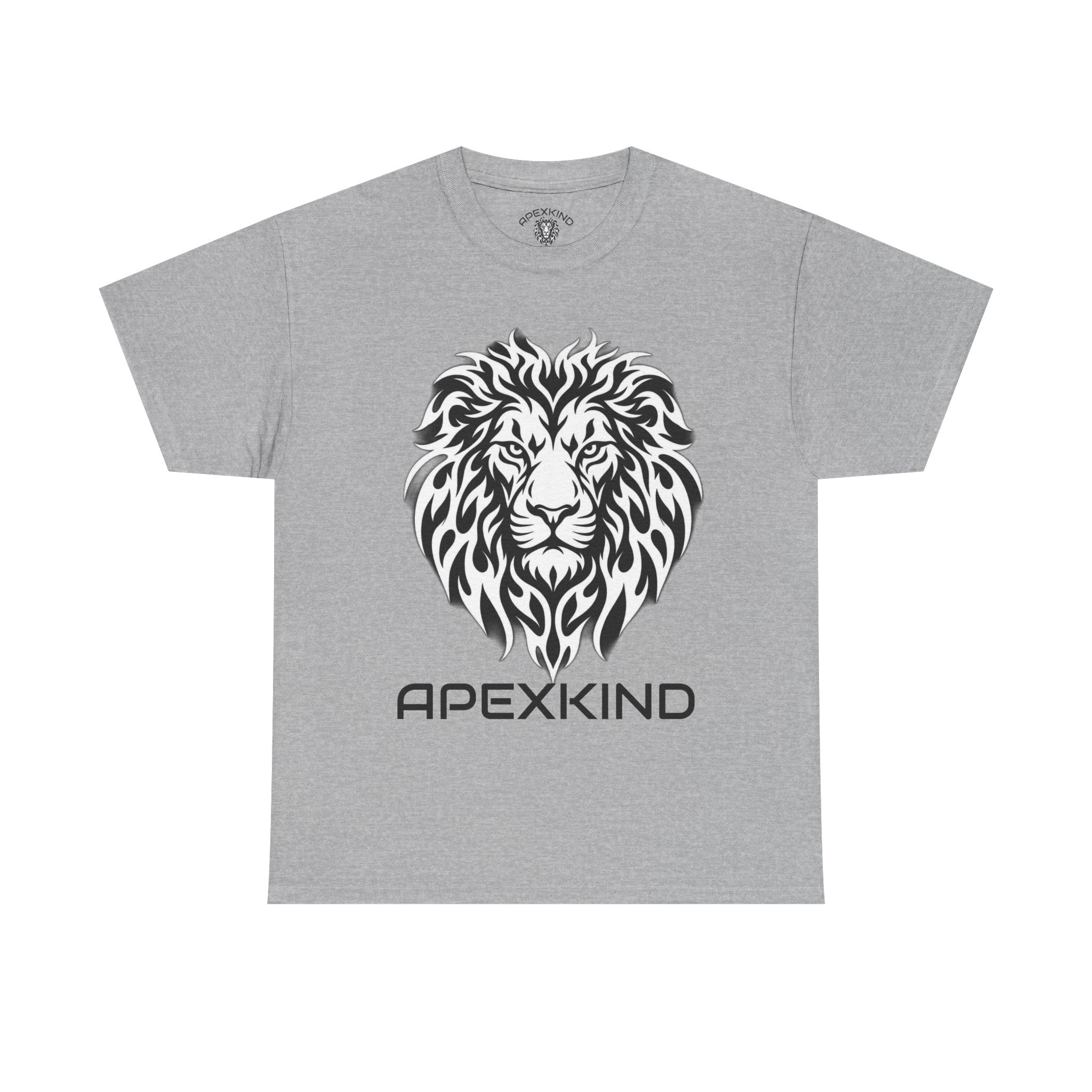 ApexKind Lion Tee —ALPHA MALE  T‑Shirt  “WALK WILD LIVE SHARP” Back)