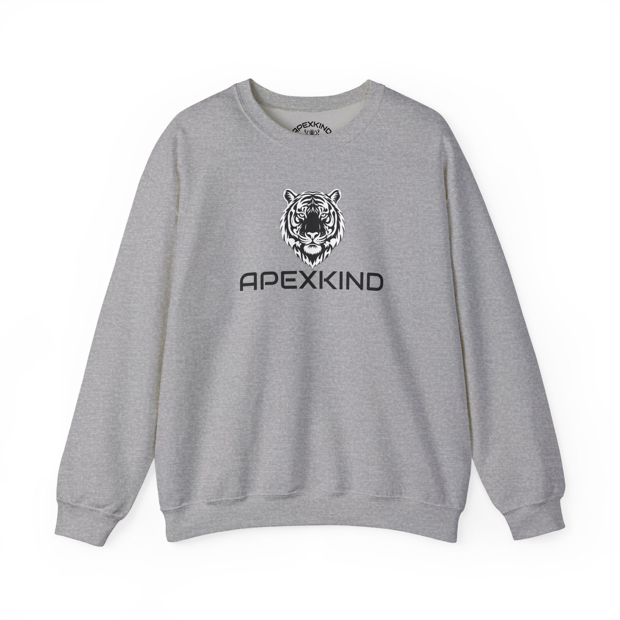 Tiger Logo Crewneck Sweatshirt — APEXKIND 'Walk Wild Live Sharp'