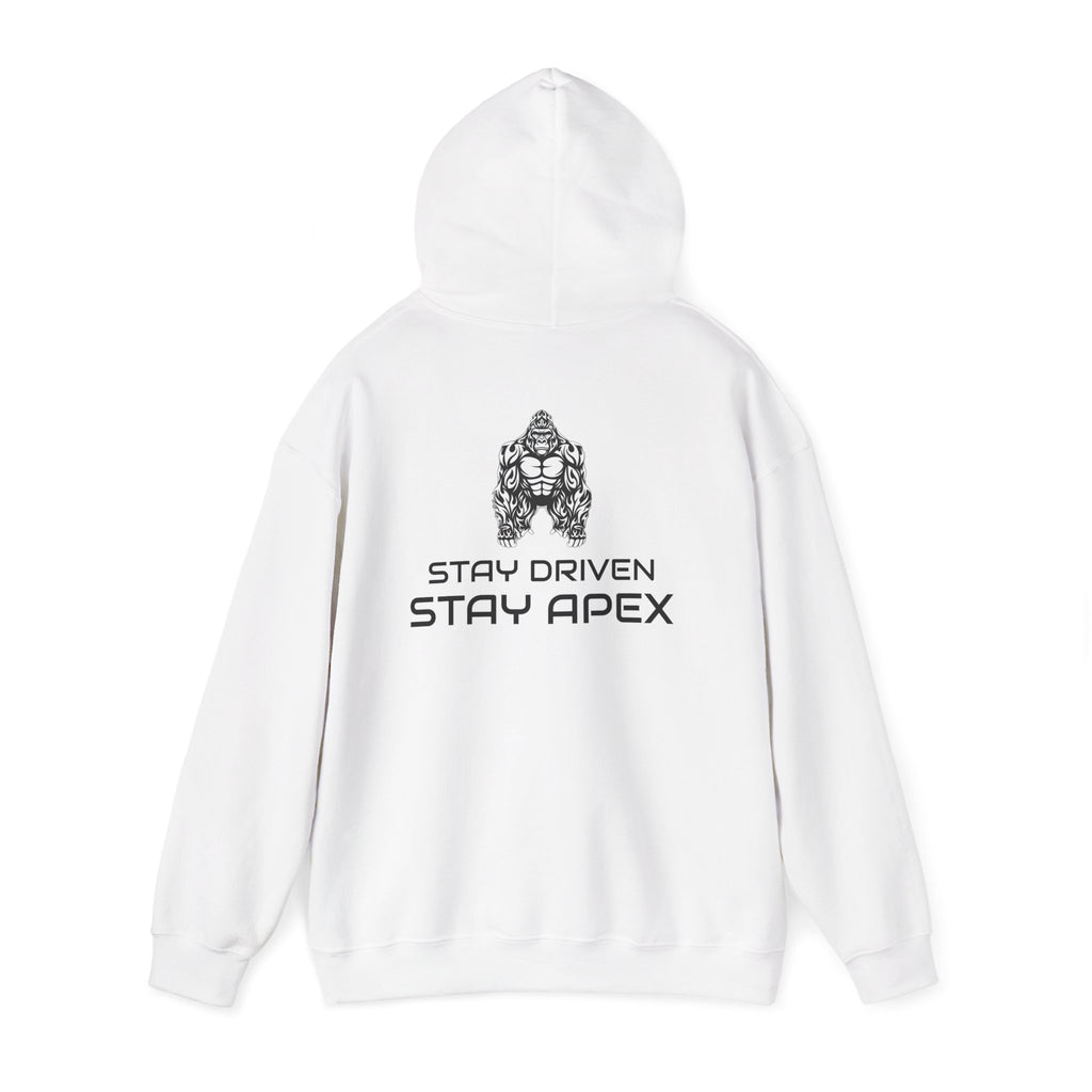 Apexkind Hoodie — ‘Apexkind’ Logo & ‘Stay Driven Stay Apex’ Motivational Graphic Hoodie