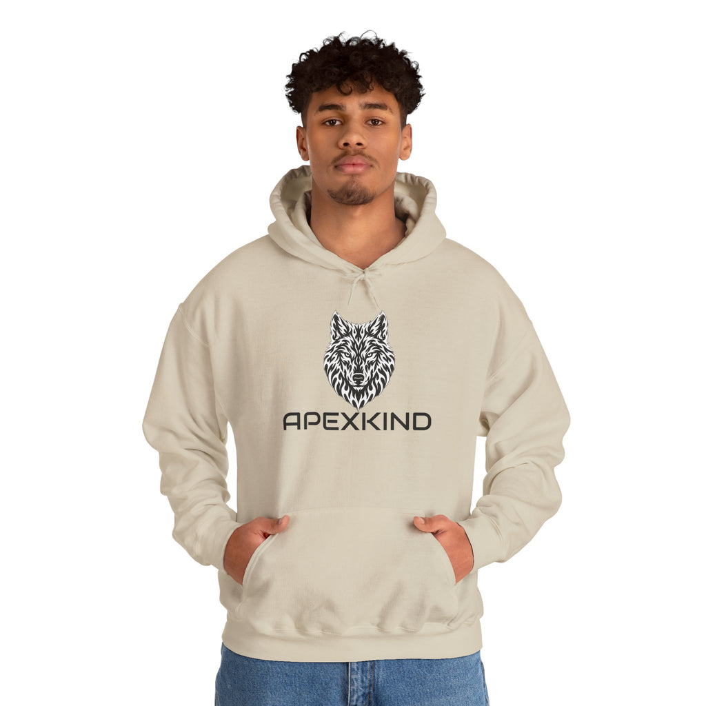 ApexKind Wolf Hoodie — Walk WIld 'Live SHarp' Motivational Pullover