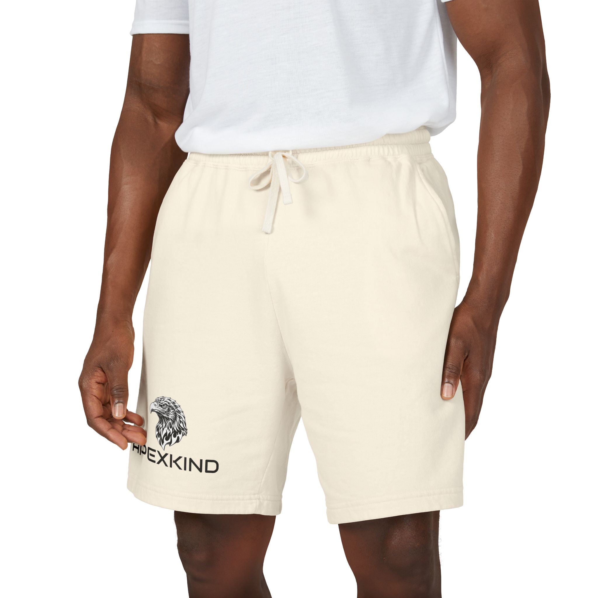 ApexKind 'Walk Wild Live Sharp' Lightweight Fleece Sweat Shorts