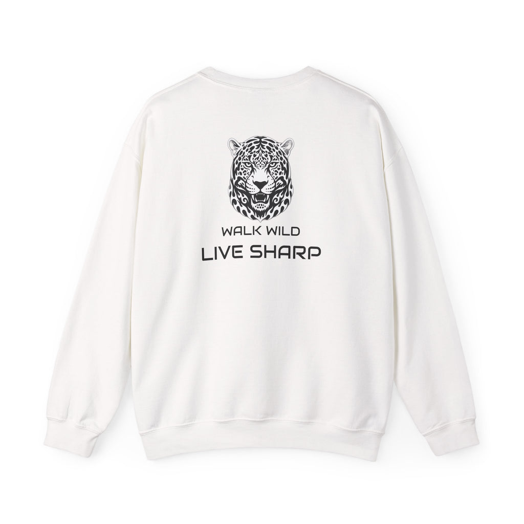 Leopard 'ApexKind' Crewneck Sweatshirt — Walk Wild Live Sharp
