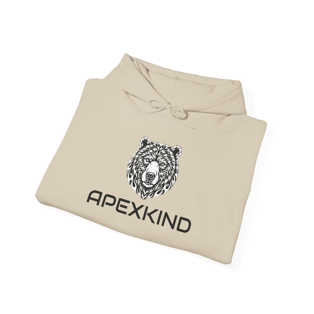 ApexKind Bear Hoodie — "Stay Driven Stay Apex" Motivational Pullover