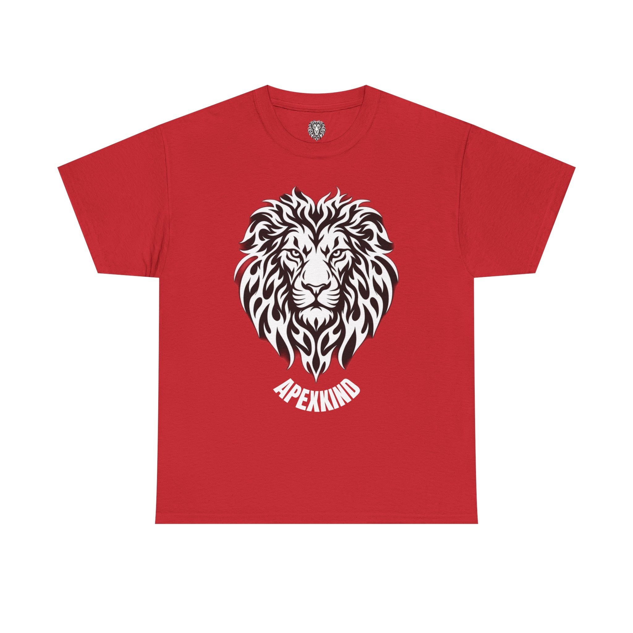 Lion Head Graphic Tee — APEKIND Bold Tribal Lion T-Shirt