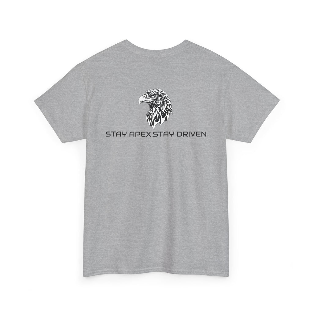 ApexKind Eagle Tee — Bold Tribal Eagle Graphic T-Shirt ("ApexKind" & “Stay Apex Stay Driven")
