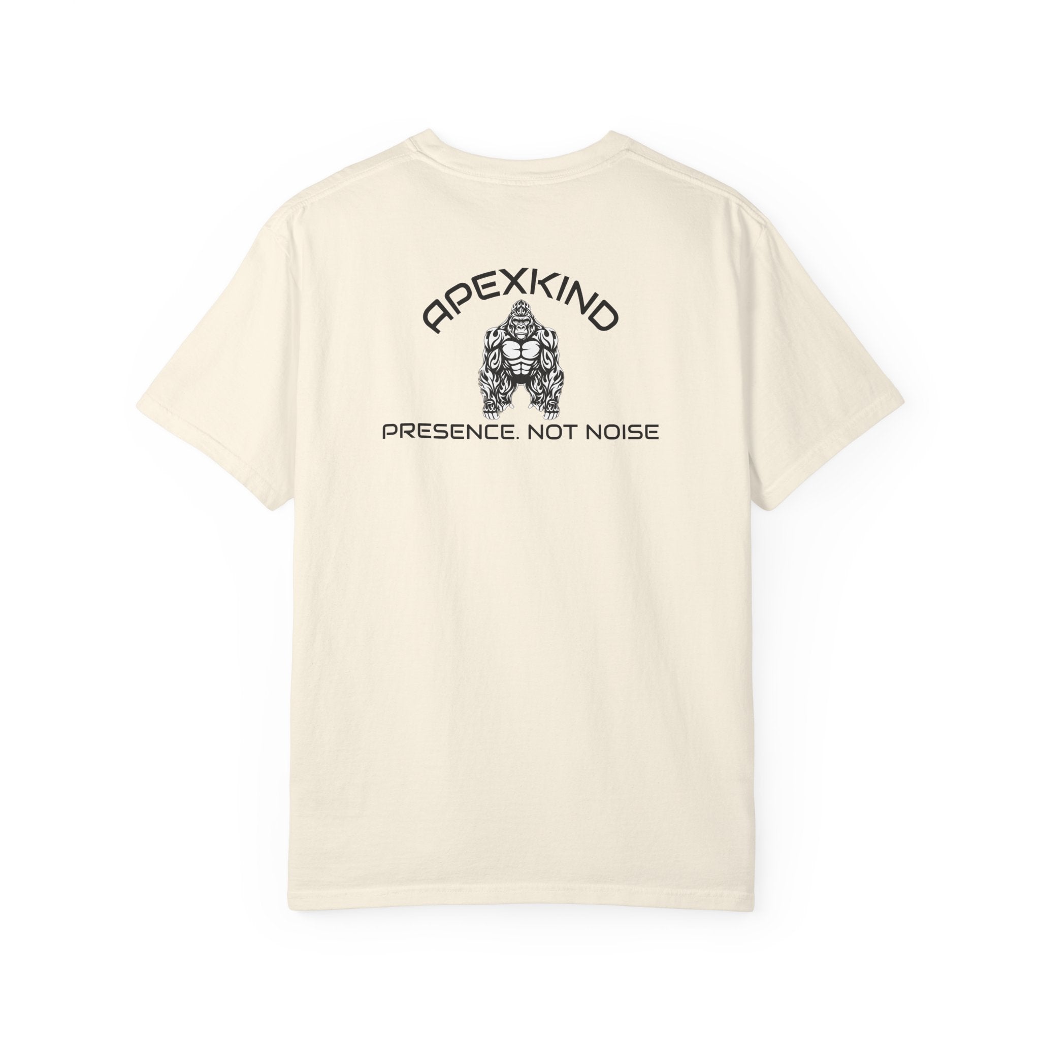 ApexKind Gorilla T-Shirt | "Presence. Not Noise." Tribal Flame Graphic Tee