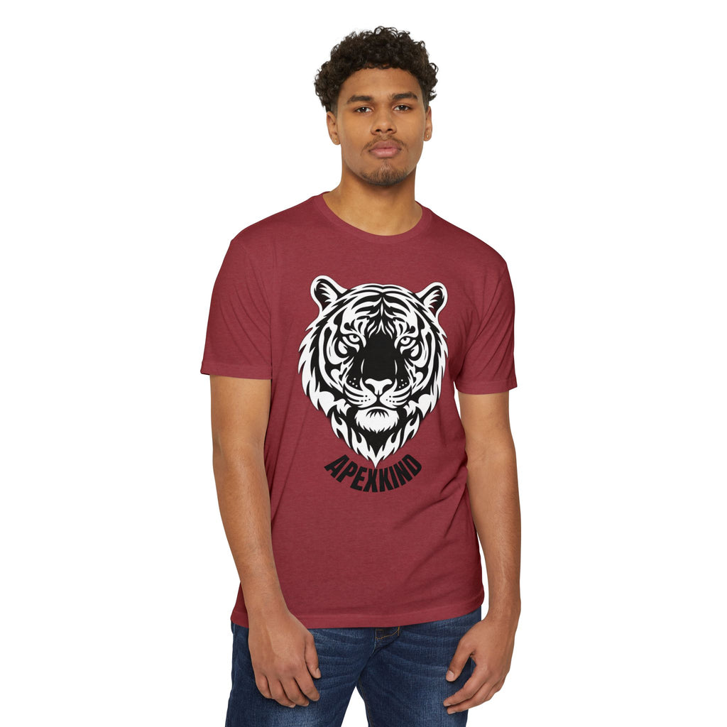 Tribal Flame Siberian Tiger T-Shirt