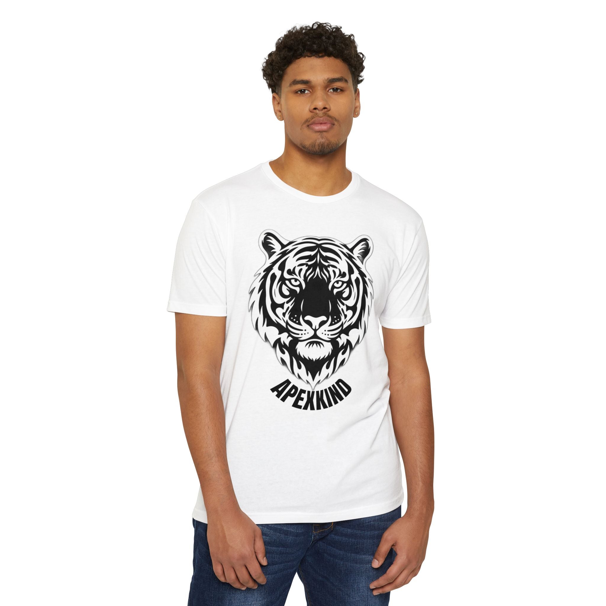 Tribal Flame Siberian Tiger T-Shirt