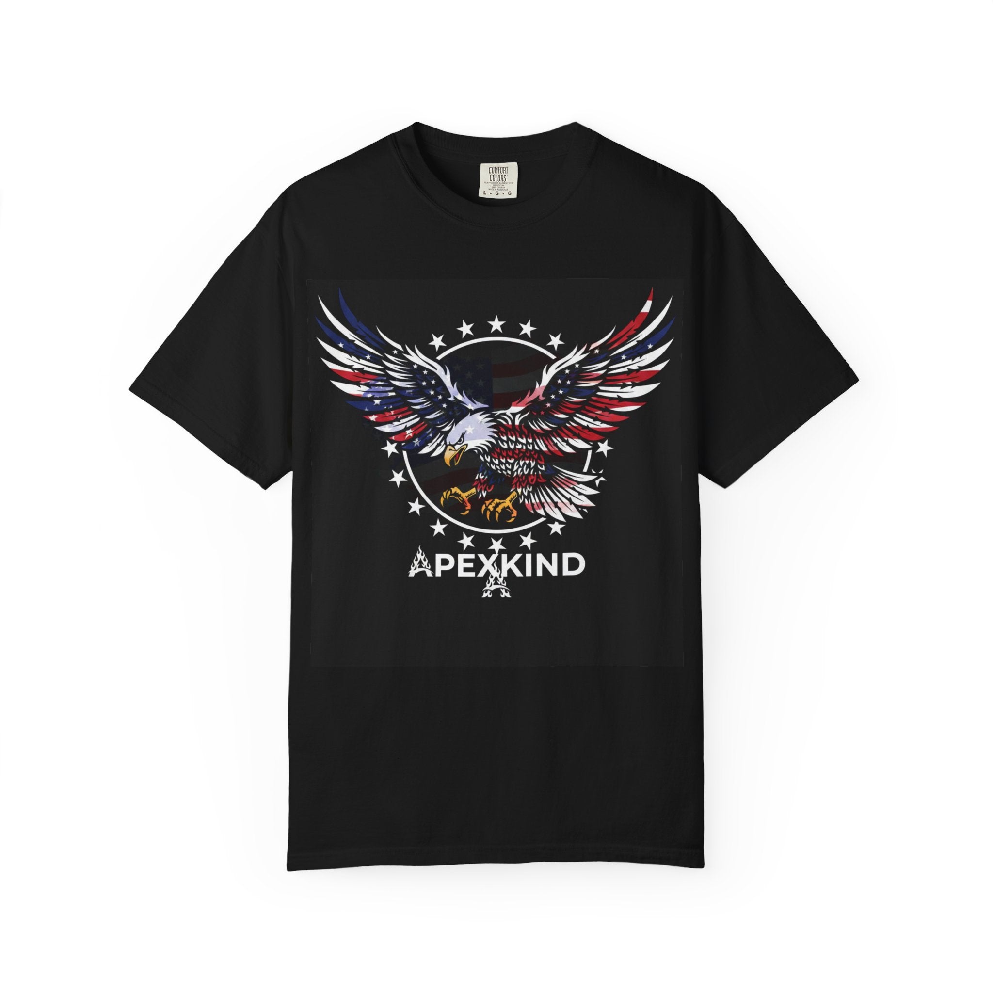 Patriotic Eagle T-Shirt — 'ApexKind' American Flag Graphic