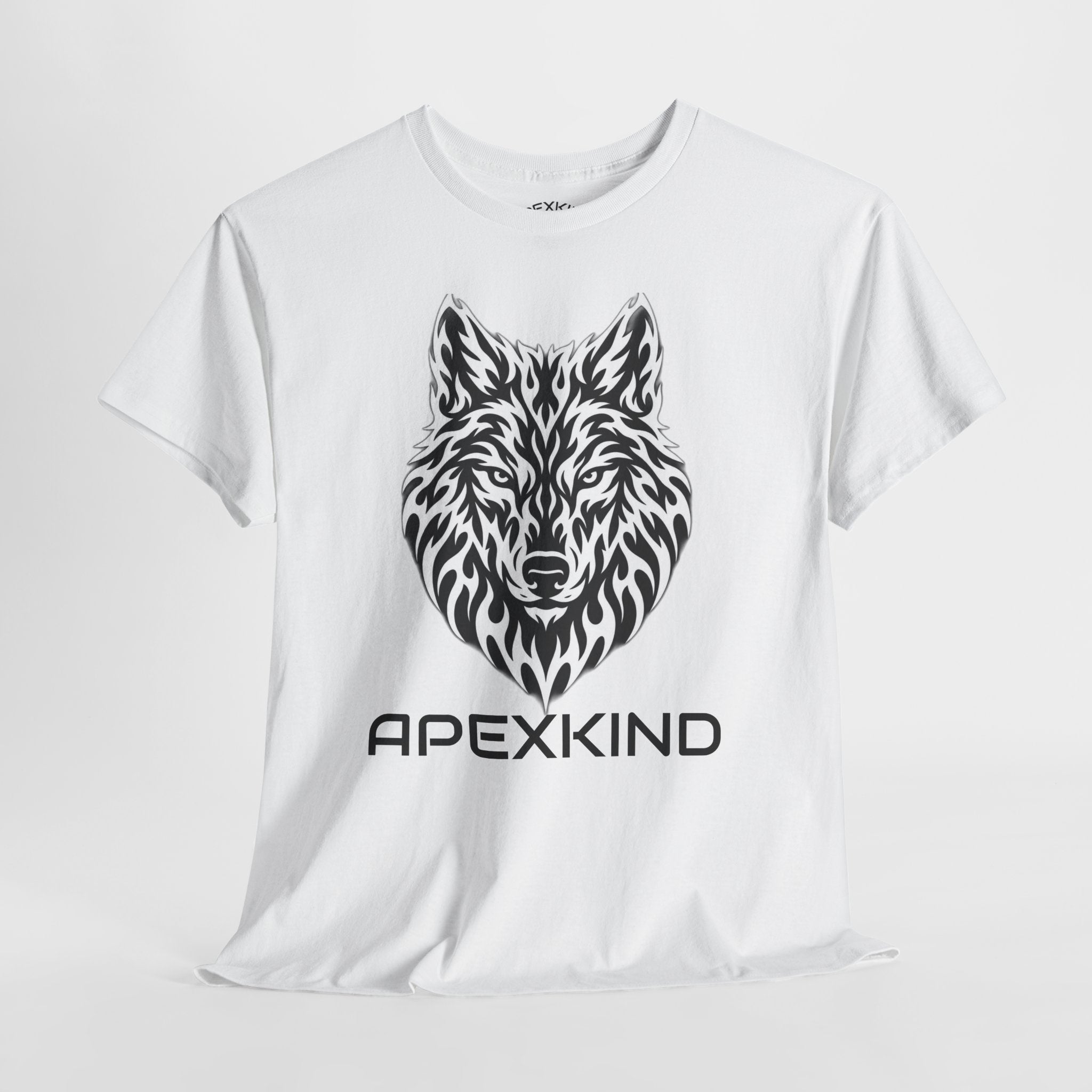 Wolf Logo Tee — APEXKIND 'Stay Apex, Stay Driven' Graphic T-Shirt