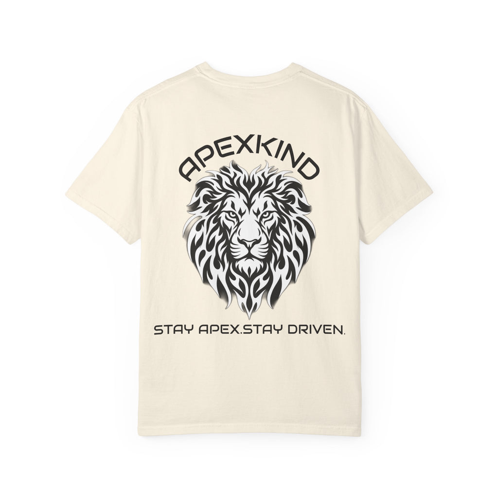 ApexKind Lion Tee — Stay Apex, Stay Driven Motivational T-Shirt