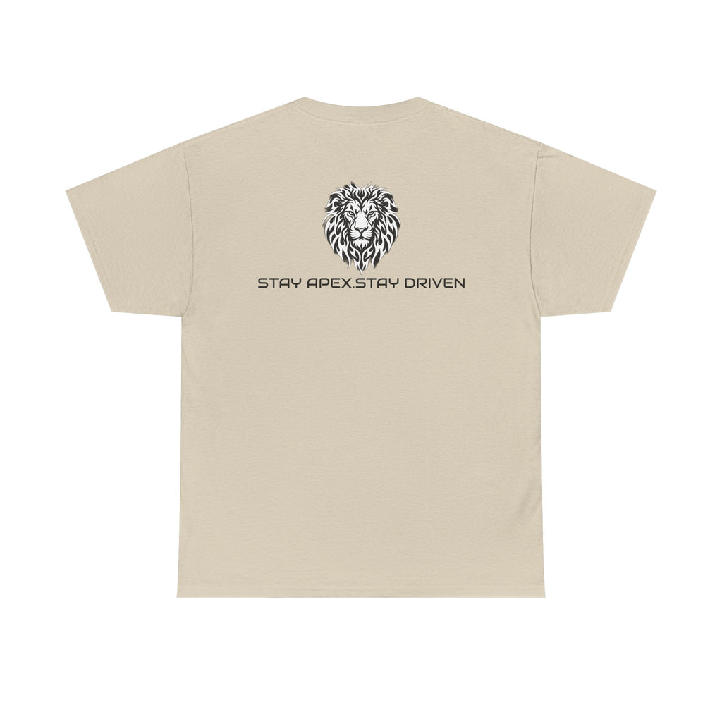 Lion Logo Tee — APEXKIND Motivational Graphic T-Shirt