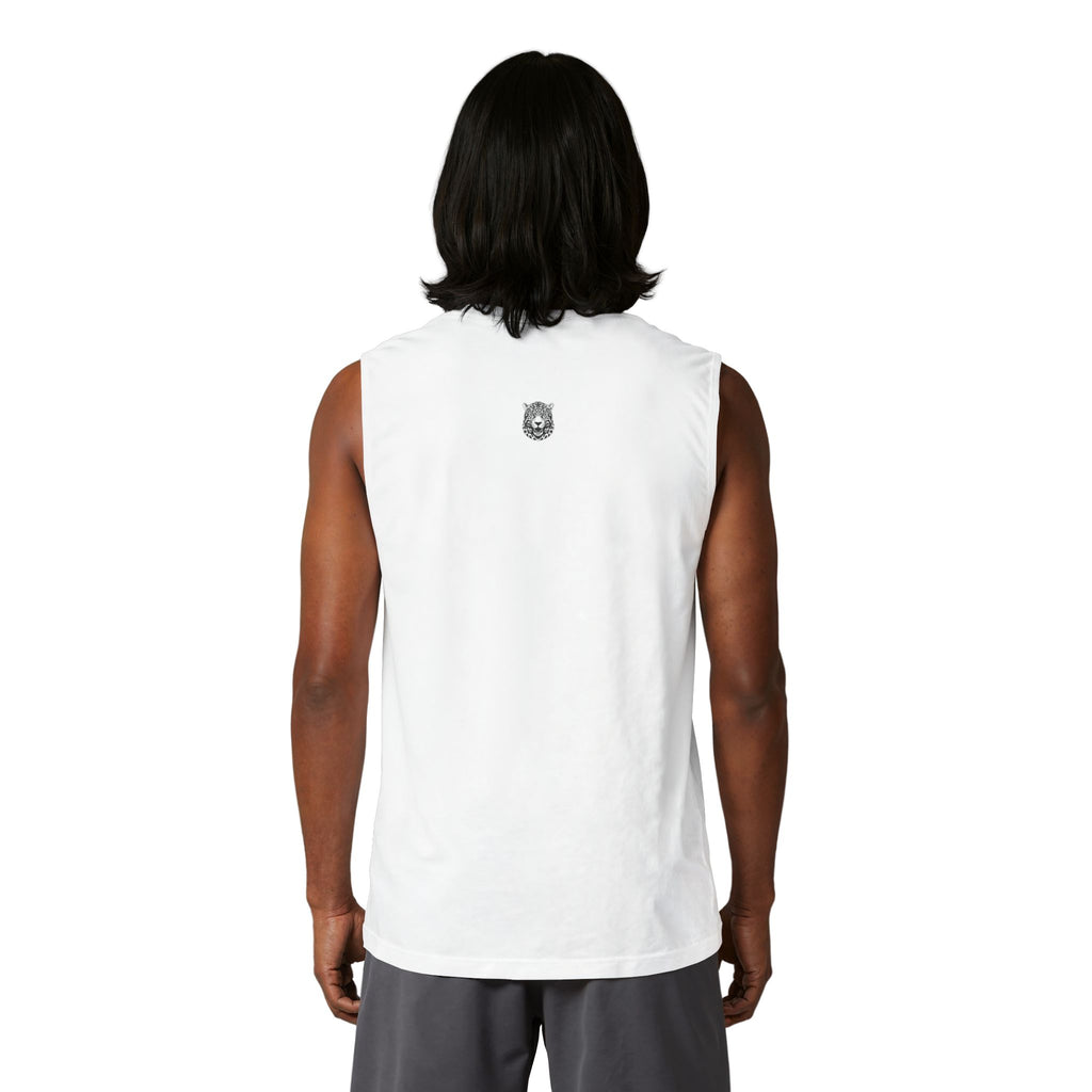 ApexKind Jaguar Muscle Tank — Minimalist Animal Graphic Tank Top