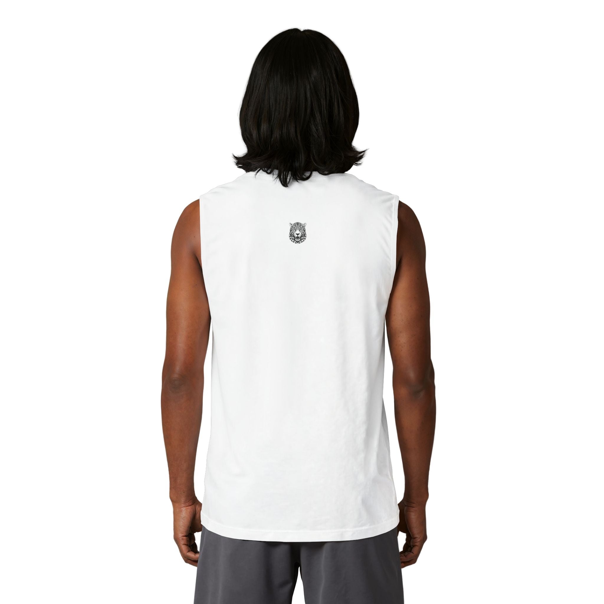 ApexKind Jaguar Muscle Tank — Minimalist Animal Graphic Tank Top