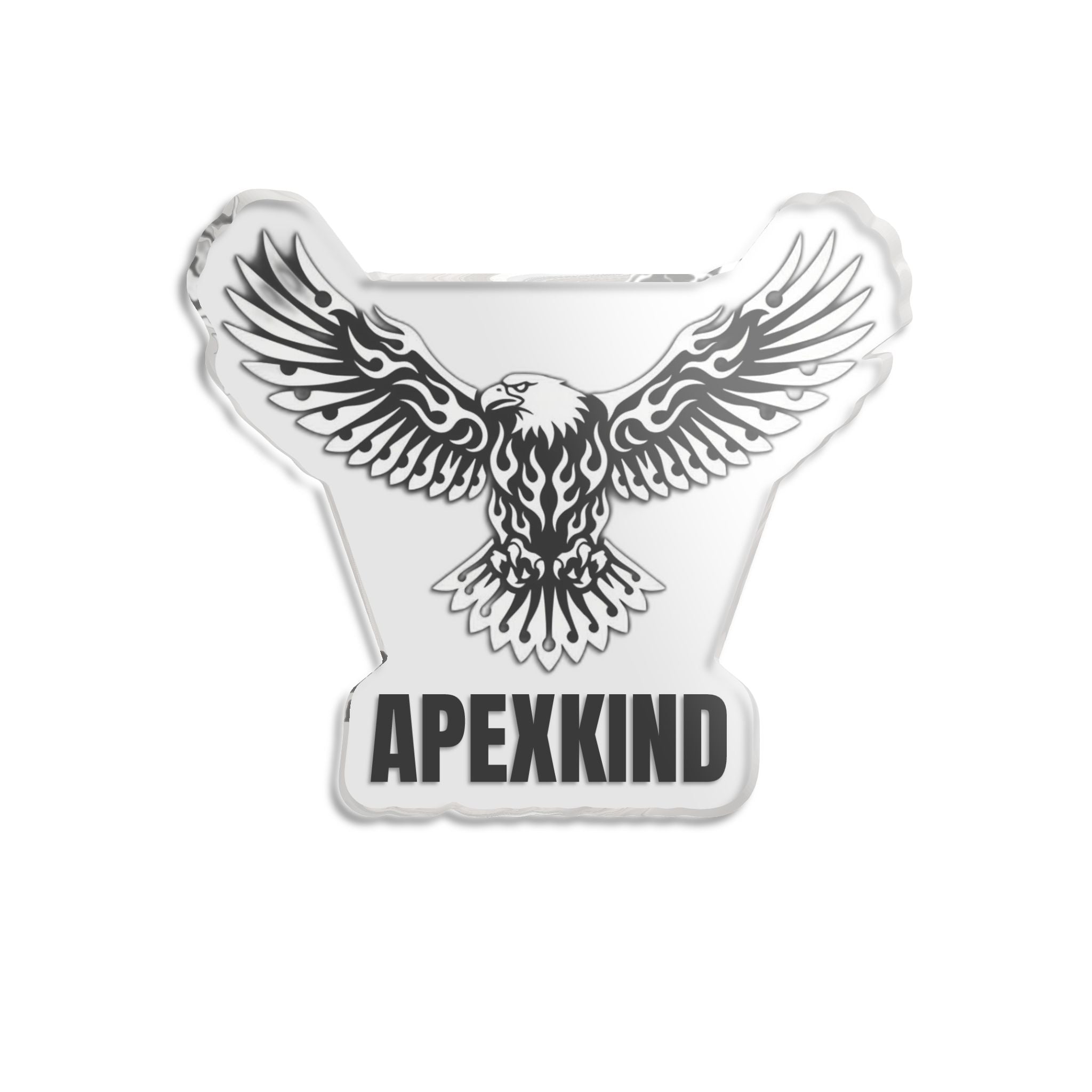 Eagle Emblem Sticker — "APEKKIND" Bold Vintage Badge