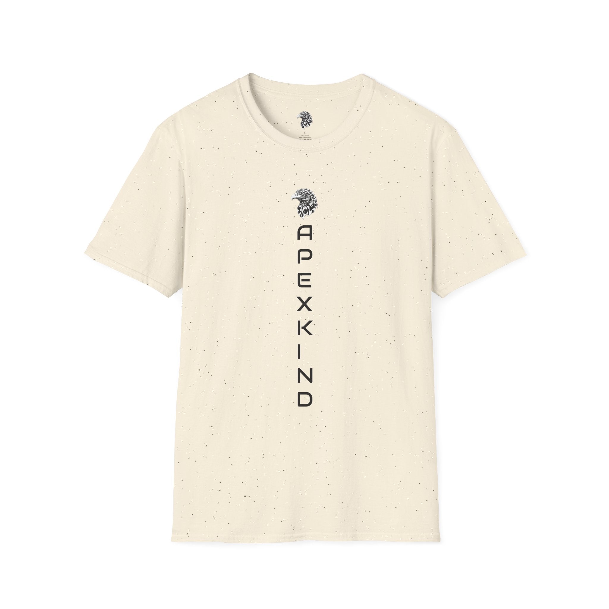 Men's Eagle Graphic T-Shirt – Premium Cotton Gym Tee | Apexkind "Height Over Herd"
