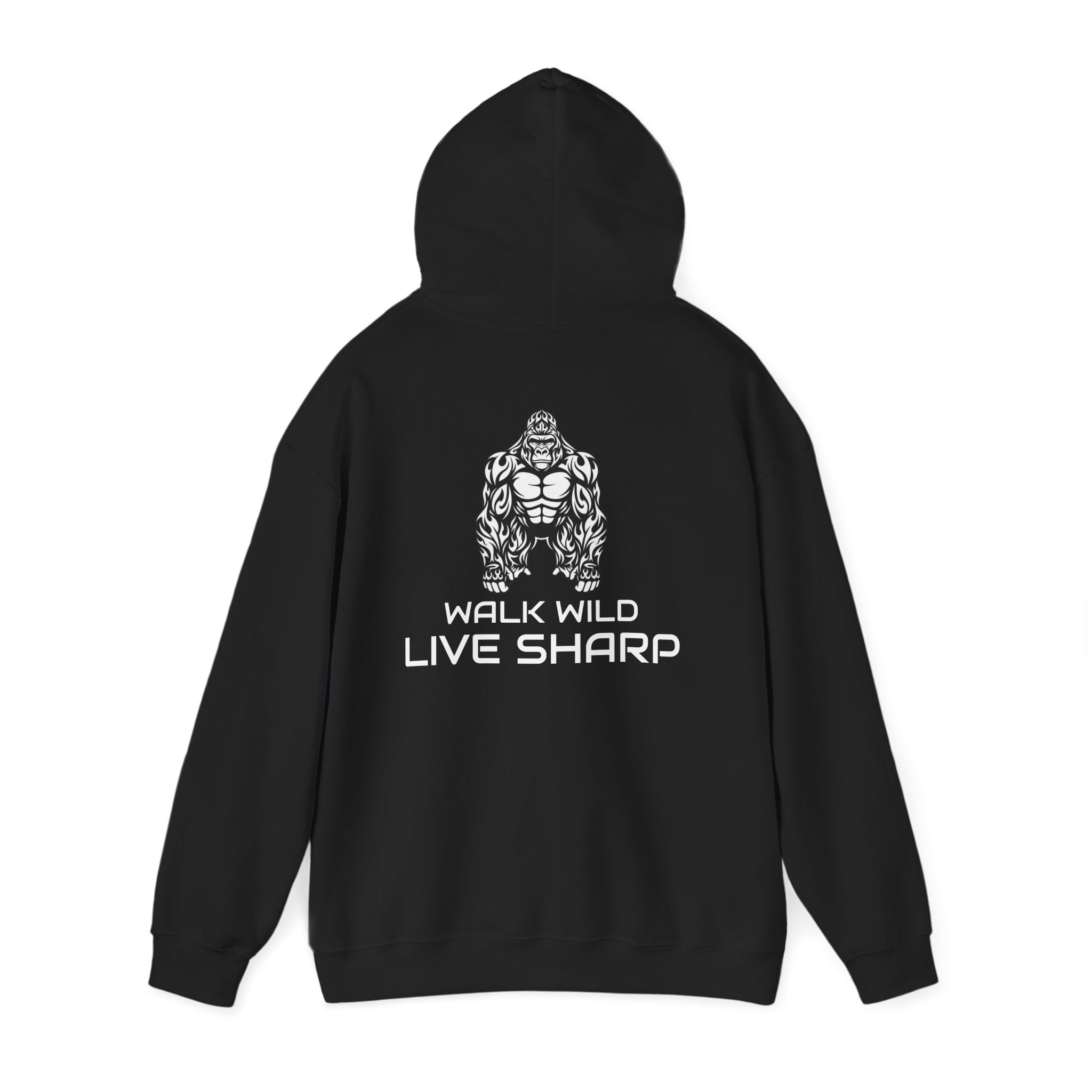 ApexKind Hoodie — 'Walk Wild, Live Sharp ' Motivational Hoodie