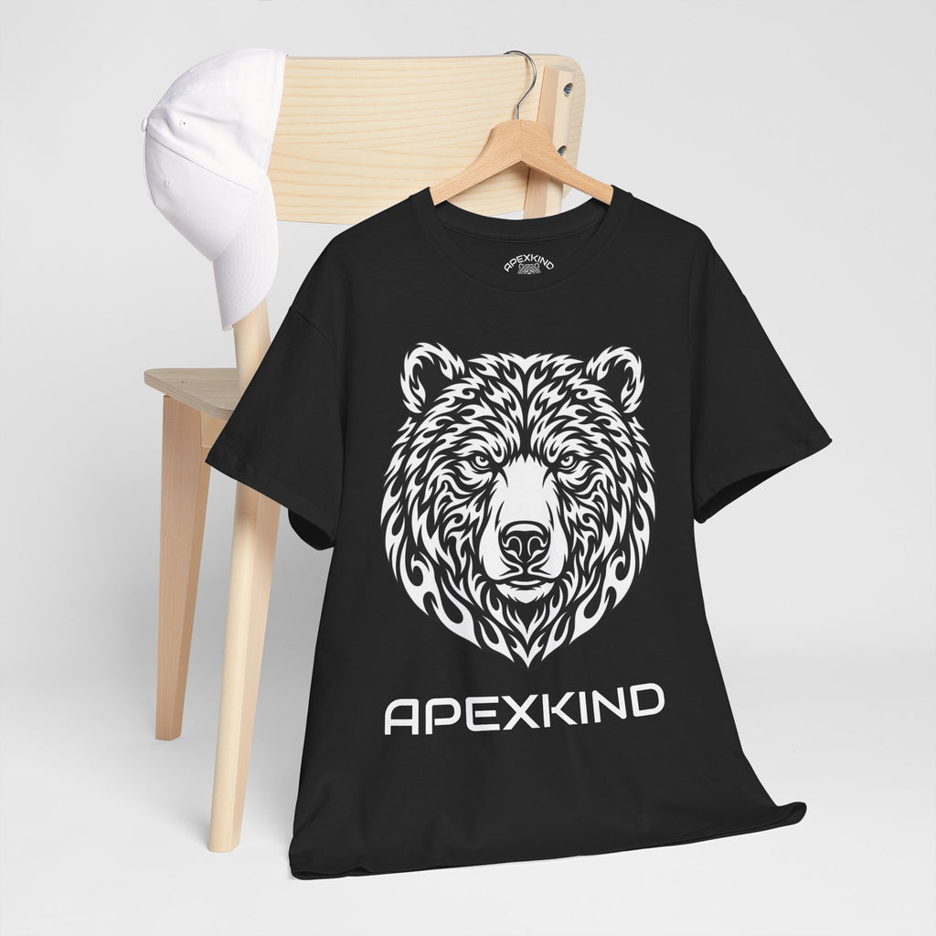 Tribal Flame Grizzly Bear Shirt | APEXKIND