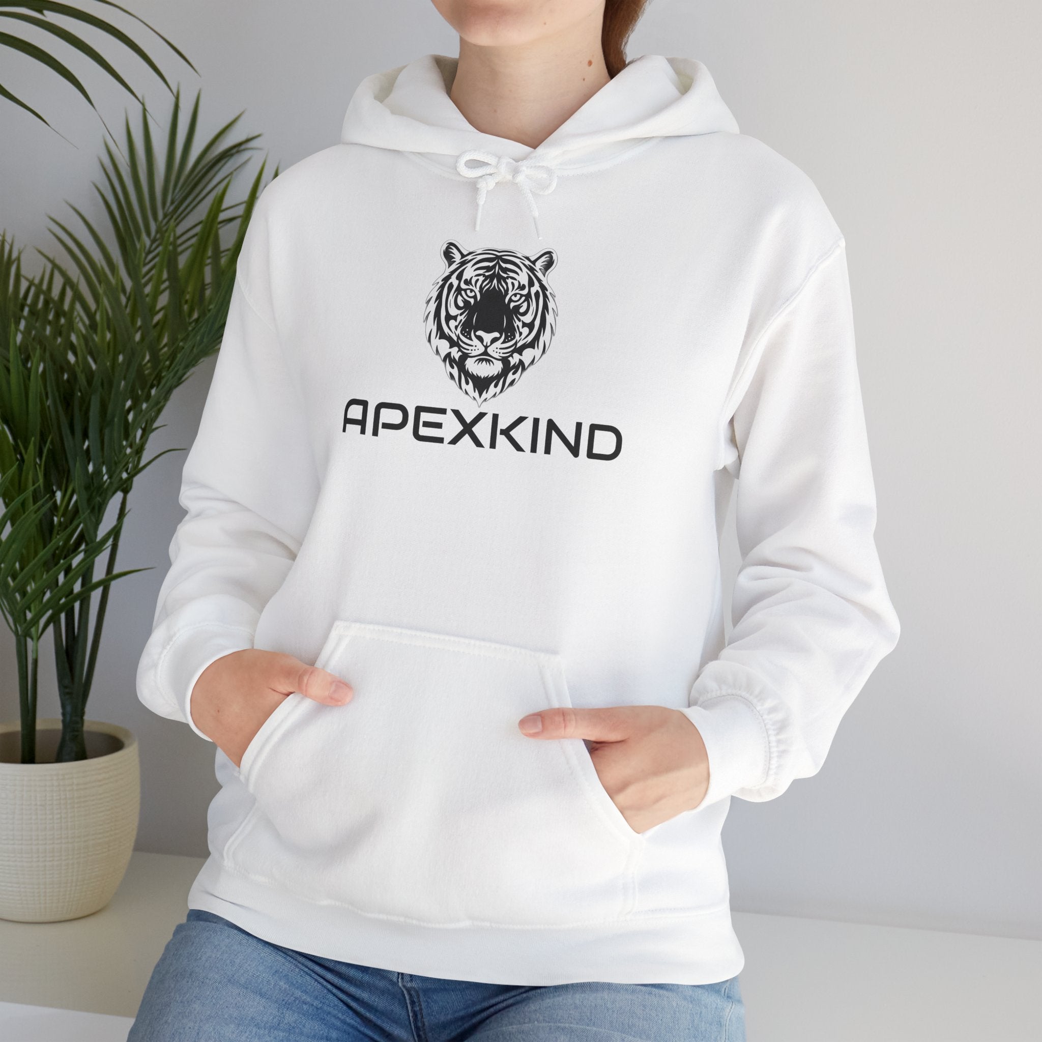 ApexKind Tiger Hoodie — "Walk Wild, Live Sharp" Graphic Hoodie