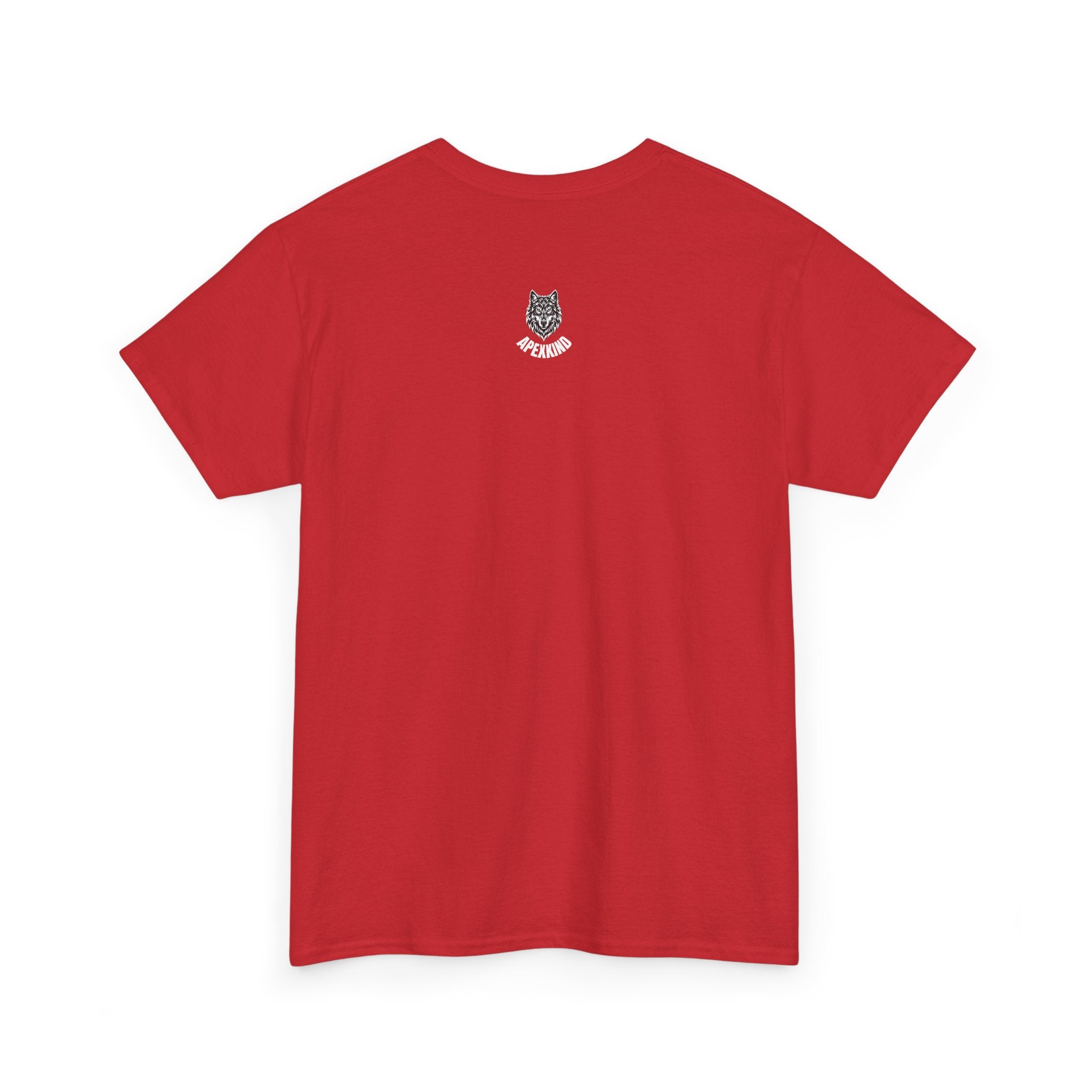 Wolf Graphic Tee  — 'APEXKIND' Bold Front Logo, Minimal Back Emblem