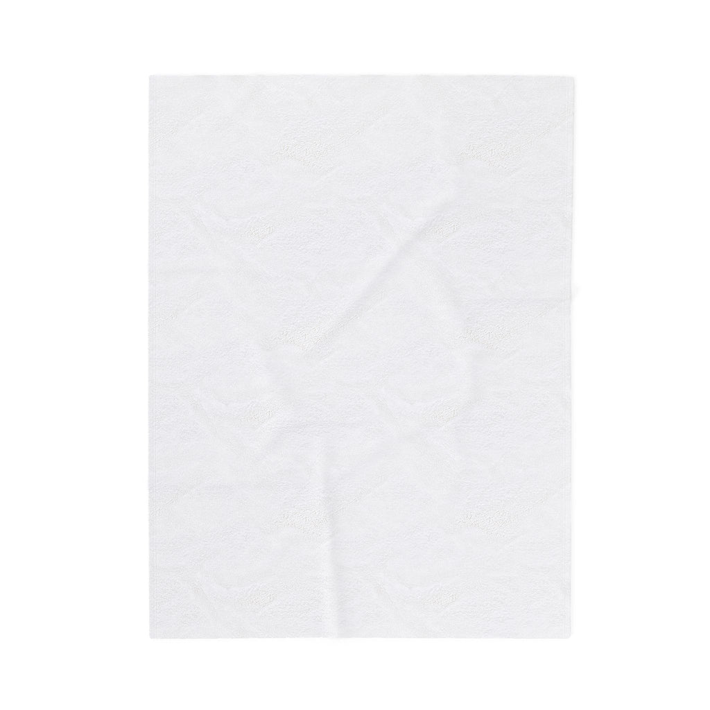 Eagle Head Velveteen Plush Blanket – 'APEKKIND' Monochrome Graphic Throw