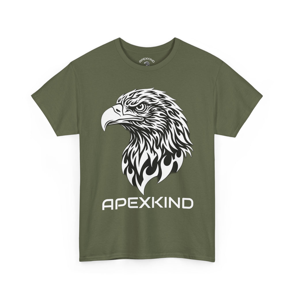 Eagle Apexkind Tee — Bold Tribal Eagle Graphic Shirt with “APEXKIND” & “Stay Apex, Stay Driven”