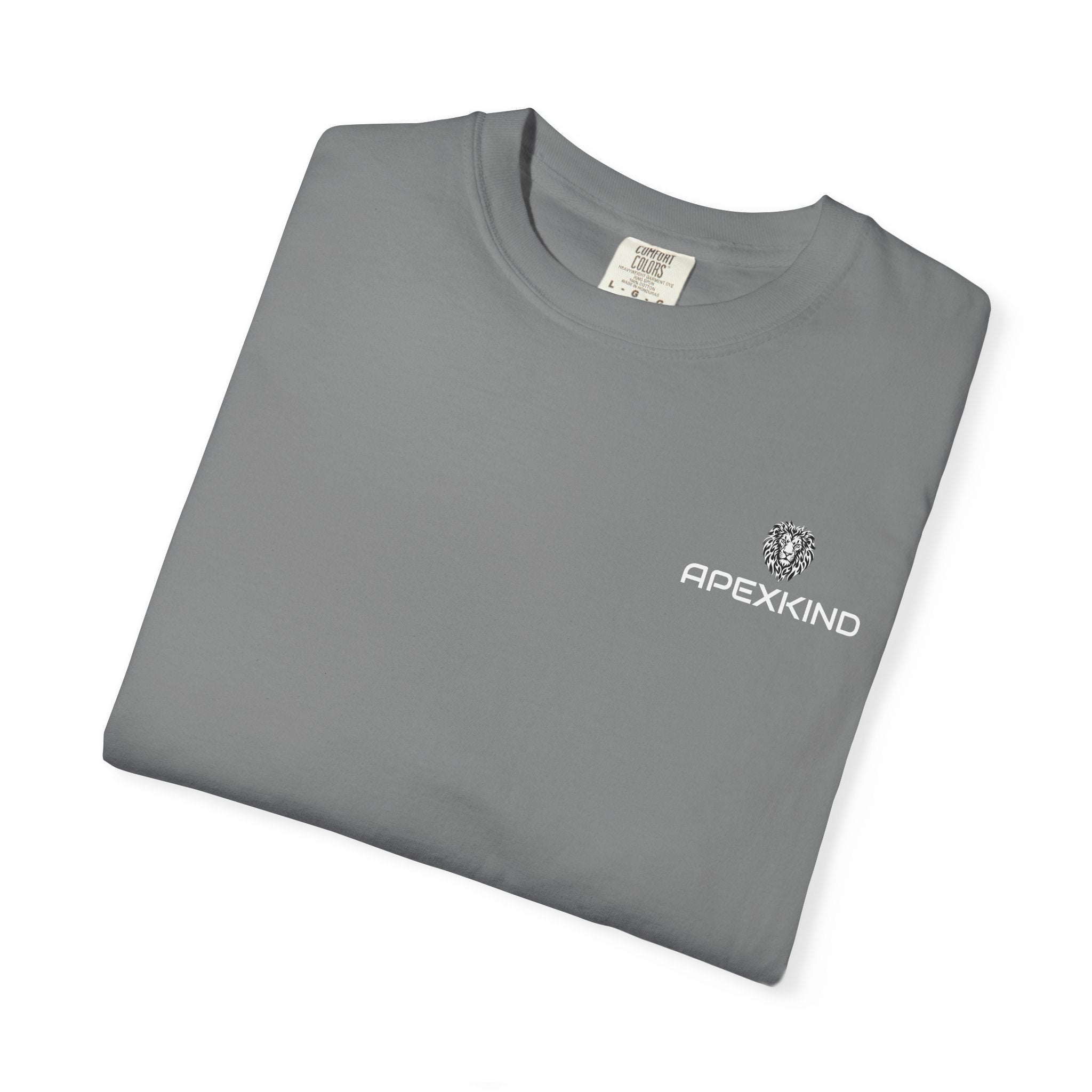 ApexKind Lion Graphic T-Shirt — “Stay Apex, Stay Driven” Motivational Tee