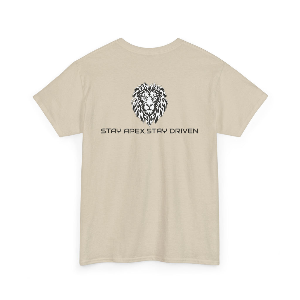 Lion Logo Tee — APEXKIND Motivational Graphic T-Shirt