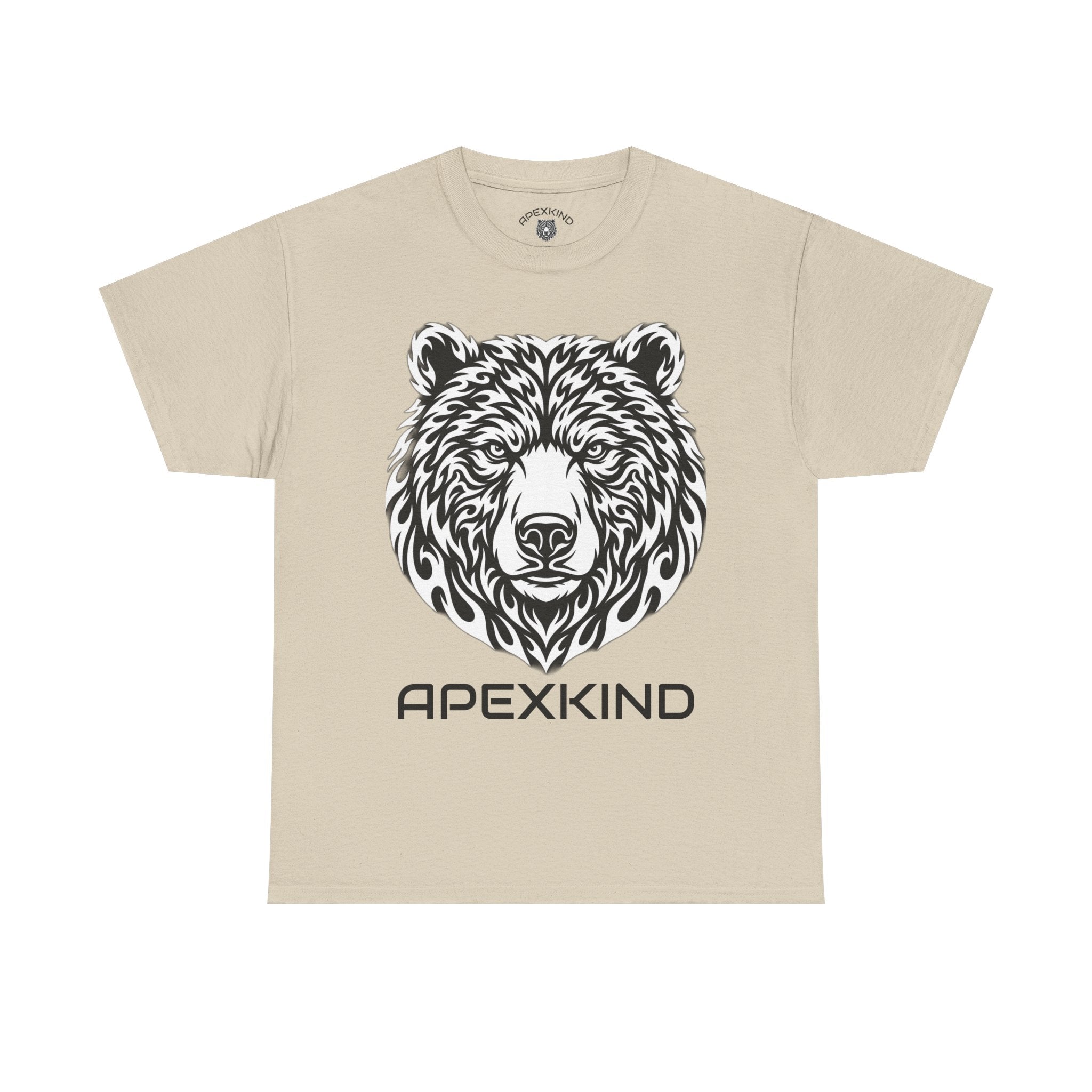 Bear Logo T‑Shirt — APEXKIND 'Stay Apex, Stay Driven' Graphic Tee